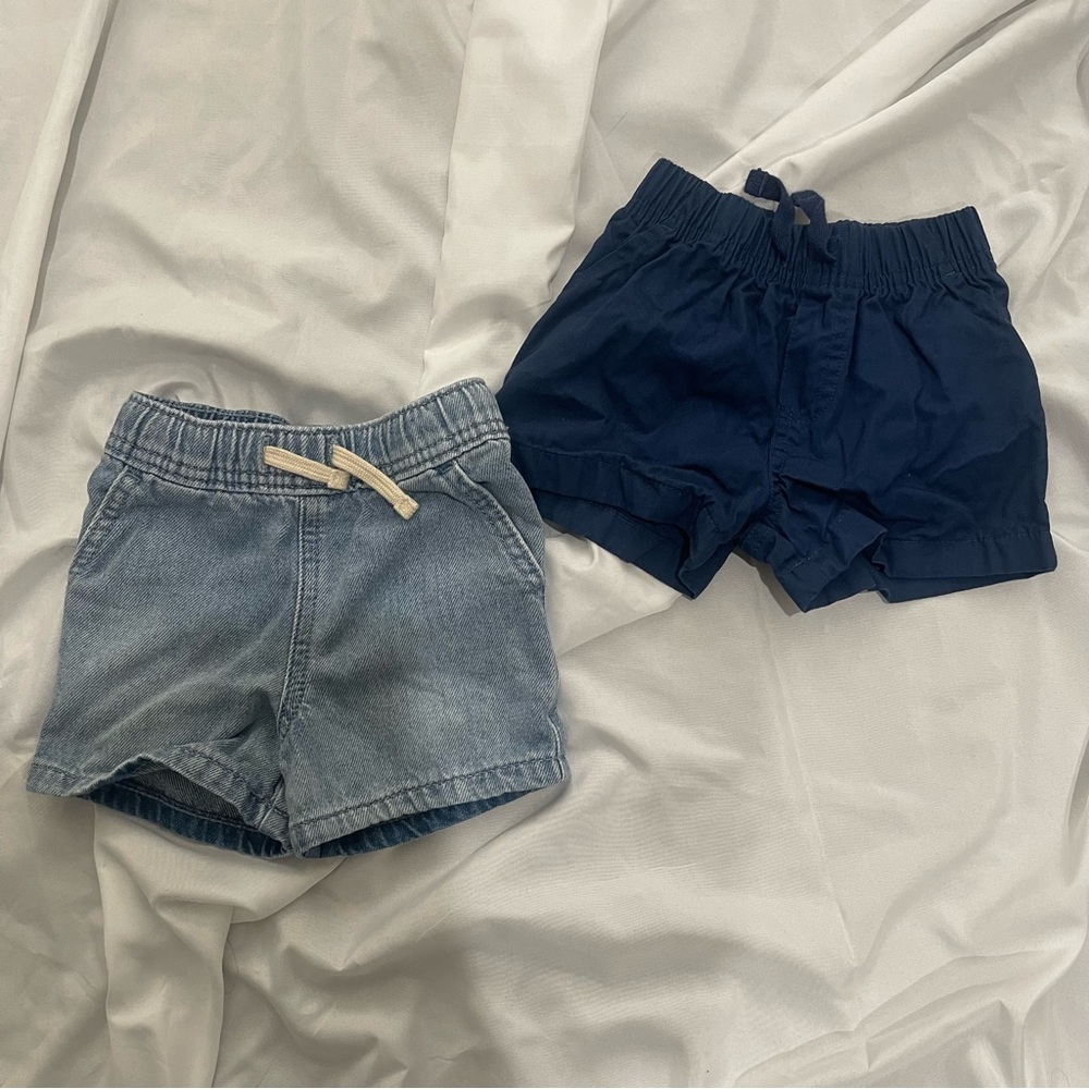 Cat & Jack Denim and Carter’s Navy and Denim Shorts